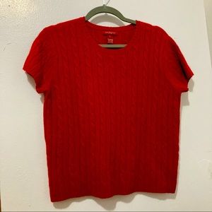 Sundance Brand short sleeve sweater top